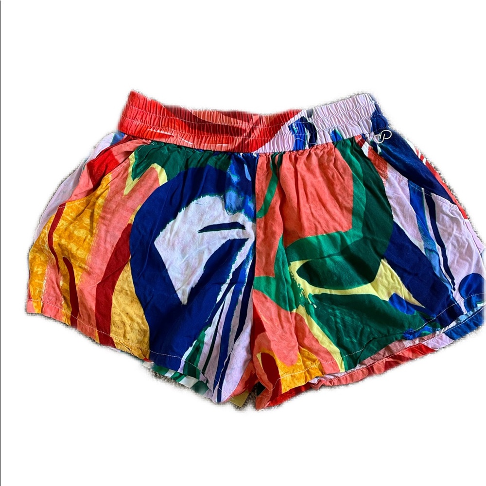 CALIA by Carrie Underwood Multicolor Abstract Print Shorts